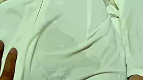 a traditional vietnamese beauty gets wet and hairy pussy teased outdoors in foreign bedroom