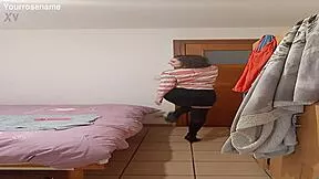 sexy petite amateur teases in solo play revealing her naughty side