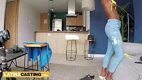 ROUGH EBONY LATINA CASTING POUNDING