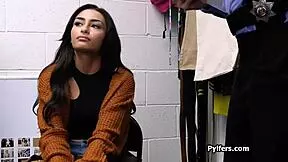 broke latina caught stealing food but mall cop offers her a wild deal instead!
