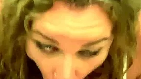 wet hairy slut sucks cock gets pussy fucked rough in airplane toilet pov public 1on1 french amateur