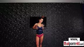 Petite thai milf hana with big boobs slams huge european cock nonstop! 🌶️🍆