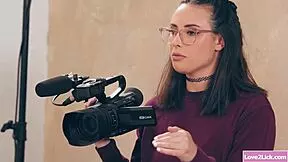 lesbian babe teaches two teen 18+ norwegian girls to lick ebony pussy!