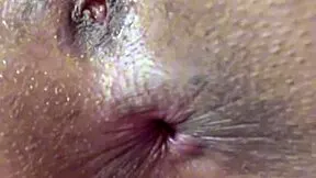 Tight Asshole Stretched Wide in Close-Up Gaping Fingering