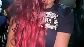 cute college latina begs for my big cock creampie doggystyle pounding