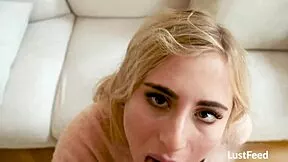 he spots preppy cute blonde american tourist teen bends her over fucks tight pussy doggystyle then rides cowgirl