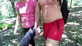 fuck and cum in thong in public park summer heat teasing every passerby