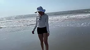 after beach day with empty house, he finally fucks his hot latina stepsister hard