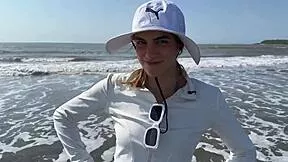 after beach day with empty house, he finally fucks his hot latina stepsister hard