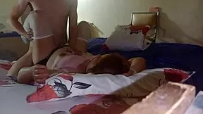 Missionary thrusts hide her secret blowjob craving