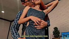 oops he caught me riding his stepdad's cock mid-creampie