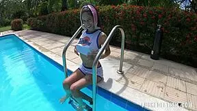 Lola Bunny Helen Star Big Tits Pool Fuck Outdoors