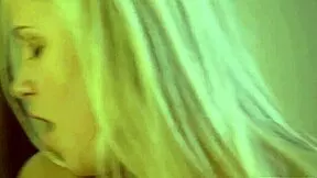 blonde and brunette college girls finger lick and trib their shaved pussies in kinky lesbian play