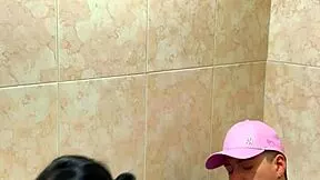 hot students caught banging in school bathroom!