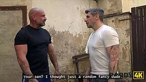 daddy4k quick sneaky fuck with son's girlfriend while he's away