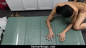 NURSE WATCHES DOCTOR POUND shy patient pussy doggystyle!
