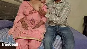 That horny stepmom couldn't resist seducing her stepson with those huge natural tits and tight pussy begging for cock.