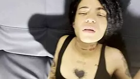 petite latina rides my big cock cowgirl style begging for cum in mouth