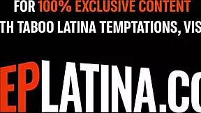 my latina milf mom and her hot teen stepdaughters take on huge american bwc in crazy orgy