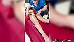 big dick masseuse chloe amour pounds hot latina client rough on the table