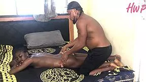 halfx stepuncle fucks my oiled black petite pussy bent over doggystyle creampie missionary bedroom home alone 4k