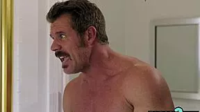Kylie Rocket the latina teen babysitter seduces boss with deepthroat blowjob in hot shower fuck