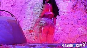 vina sky strips fully naked playboy style vietnamese teen babe