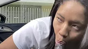 that's how we pay uber with my boss deepthroating his bbc in the car!