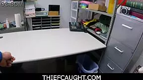 Thief Caught - Cute Tiny Virgin Mazy Myers Ripped Clothes Fucked To Orgasm By Officer