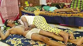 hanif adori and nasima watch big ass girl fuck horny neighbors in threesome at home