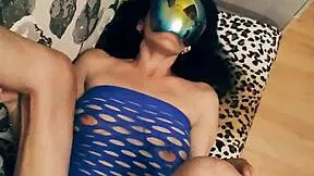 Skinny Passion Milf in Stockings Lingerie Natural Tits Quickie Fuck