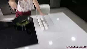 stepbro teaches ally's sis anal in family competition game who takes cock deepest?