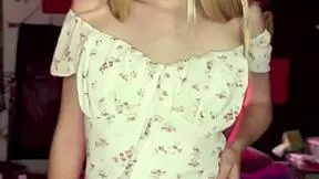 doesn't this cute tiny blonde teen's pink pussy buzz wild from vibrator till ahegao cum face make you throb?