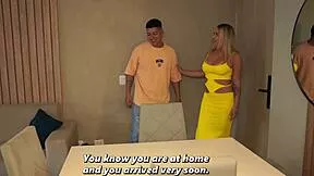 whoa check out this stepmom eyeing her stepson's ripped bodybuilder cock now!