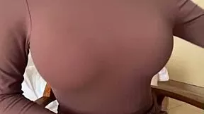 Check out neighbor milf's huge bouncy tits nearby
