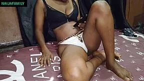 imagine this passionate ebony teen's juicy pussy and clit getting licked submissive style by her man