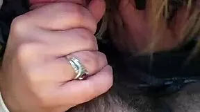 while babysitting my stepsis drops to knees grabs my cock and sucks it deep homemade style