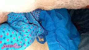 desi stepson sneaks into stepmom's bedroom at night and fucks her tight hairy pussy doggystyle