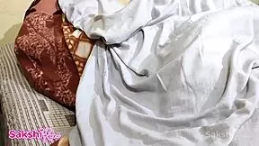 desi stepson sneaks into stepmom's bedroom at night and fucks her tight hairy pussy doggystyle