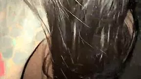 picture this we get caught fucking that pretty latina brunette with big natural tits right on the street spanking her pierced nipples