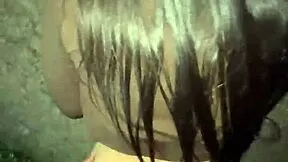 picture this we get caught fucking that pretty latina brunette with big natural tits right on the street spanking her pierced nipples