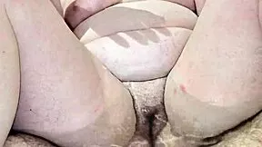 Stepmom relaxes underwater sharing close moment with young guy in pool