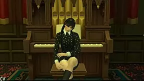 Jenna O embodies Wednesday Addams in taboo family cosplay romp with petite Latina tits bouncing