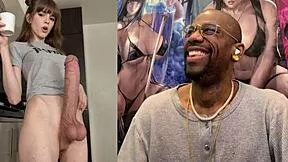 Thicc transgender cock rams tight bald pussy of cosplay teen 18+