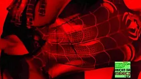 hey cosplay mexicana as black spider woman wanna see my tight pussy take big cock game on?
