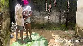 Backyard fuck date landlord's horny daughter pounding tight ass