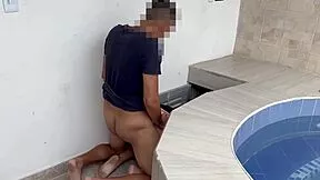 innocent latina's puffy nipples harden as pervy stepdad rams her tight pussy doggystyle