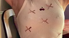 natural redhead shows hairy ass feet armpits and belly for fetish