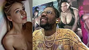 damn this tight petite agartha slut jerks bwc deepthroats till cum covers her seductive native pussy