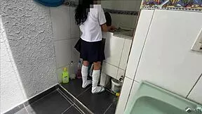 pervy stepdad exploits innocent stepdaughter's tight pussy after school!!